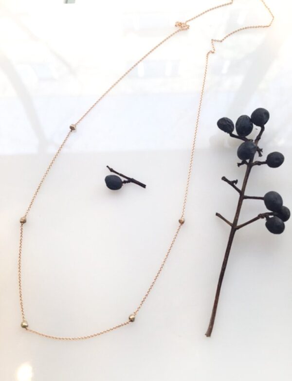 Beş Toplu Nostaljik Altın Kolye