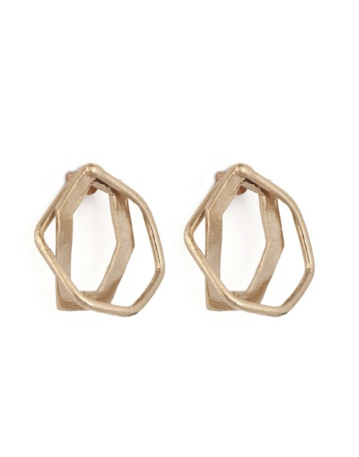 Babil Hexagon Earrings
