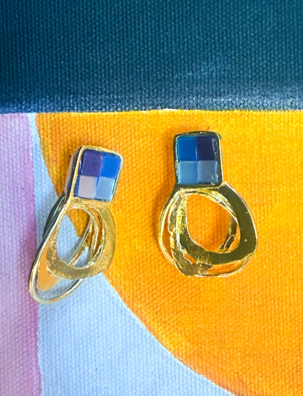 Byzantine Small Mosaic Earrings