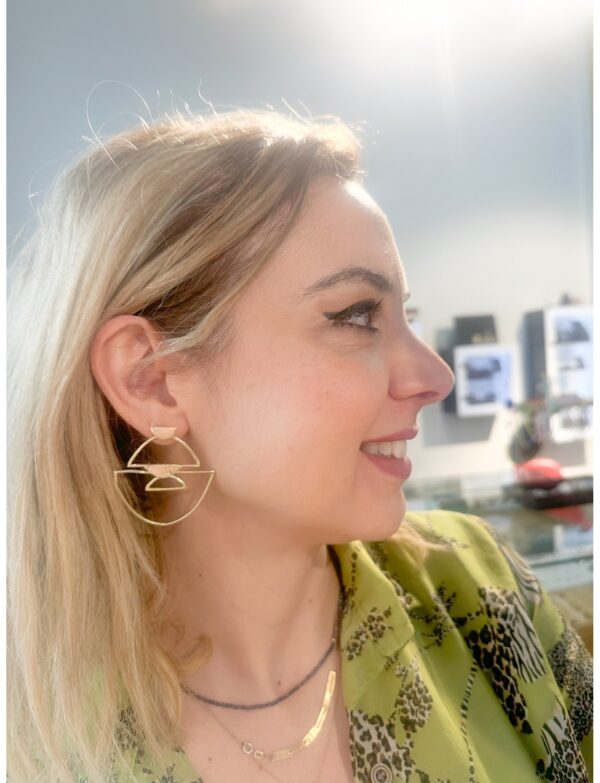 Jules Verne- Geometrik Küpe