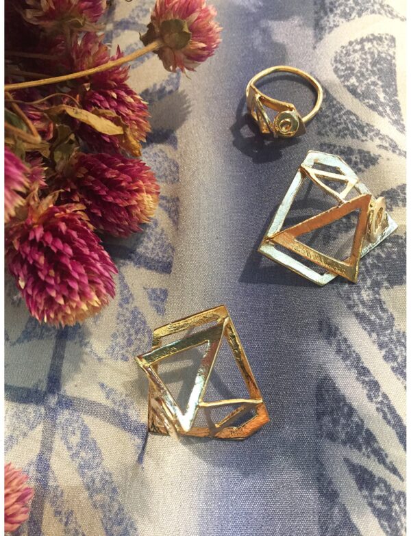 Kozmos Geometrik Küpe