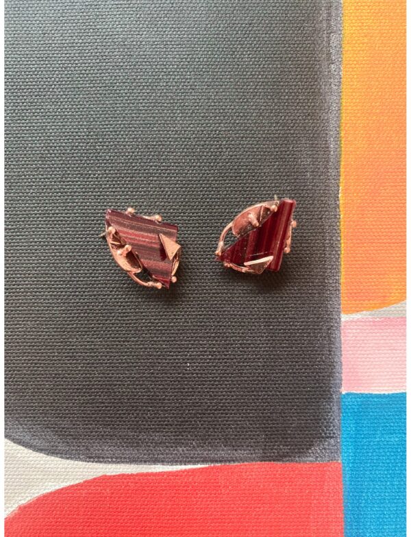 Bizans Üçgen Mozaik Küpe