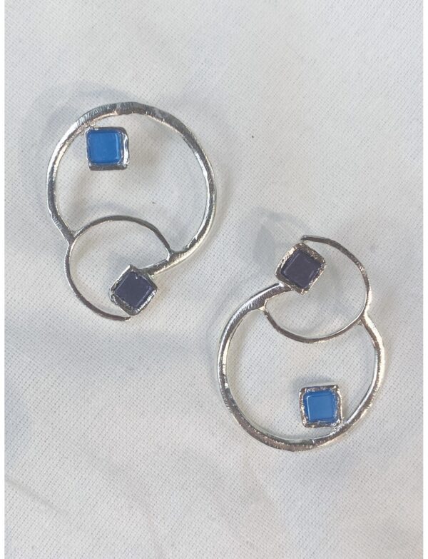 Gaudi Büyük Küpe-Gümüş