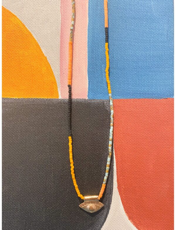 Göz Plaka Boncuk Kolye