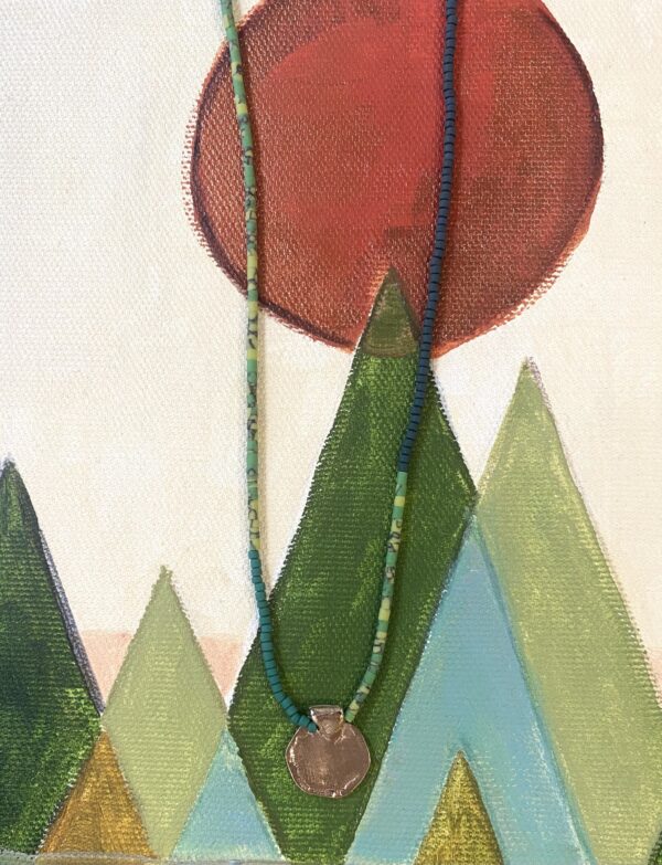 Grek Yuvarlak Boncuk Kolye