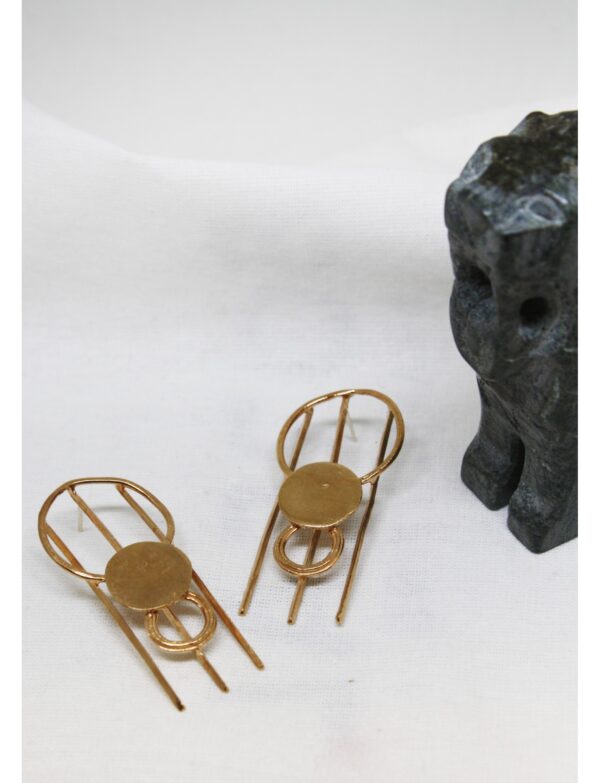 Hitit Güneşi Büyük Günbatımı Küpe