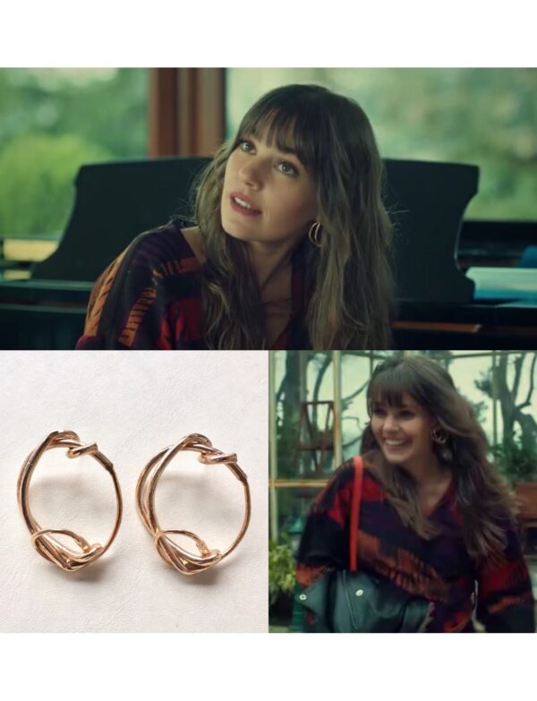 İstanbullu Gelin - Denizci Düğümü Çember Küpe