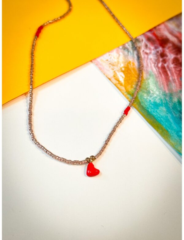 Kalbim Miyuki Boncuk Kolye