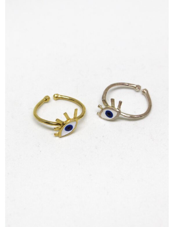 Small Evil Eye Ring