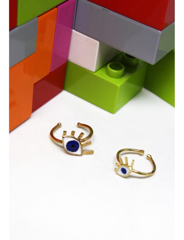 Medium Evil Eye Ring