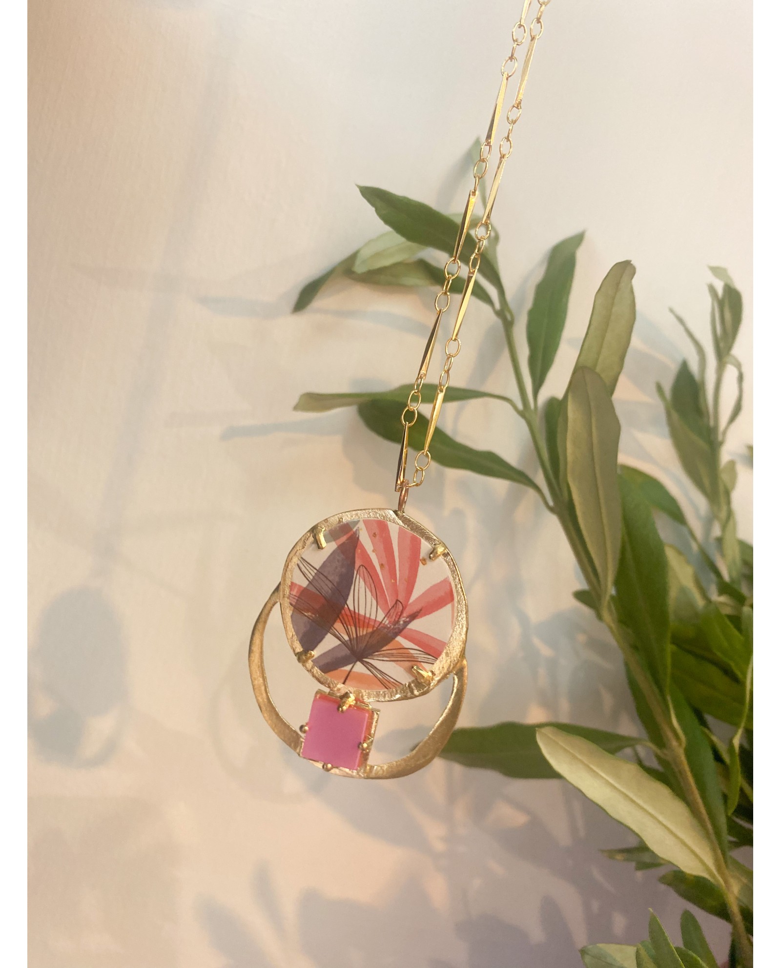 Recyle Büyük Kolye