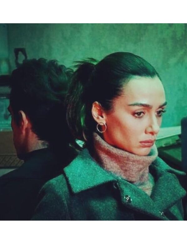 Siyah Beyaz Aşk - Büyük Çember Küpe