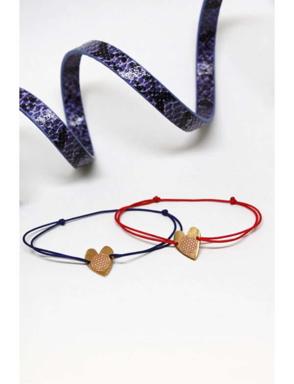 Flower of Lİfe-Heart Bracelet